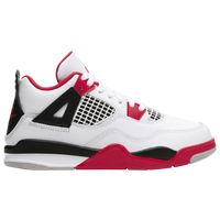 White/Fire Red/Black- Jrdn Psb Retro 4-wh/rd/bk