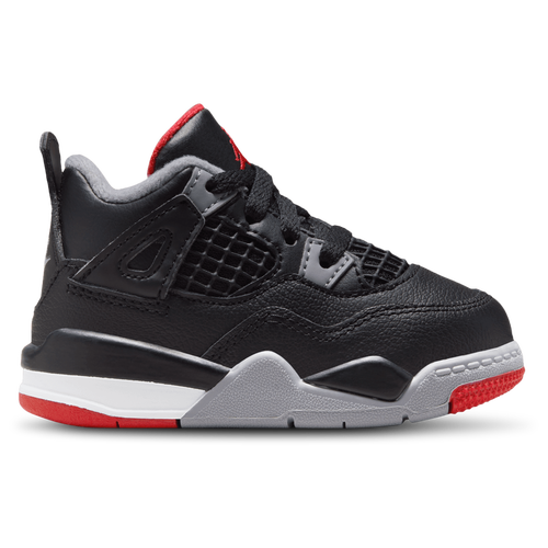 

Jordan Boys Jordan Retro 4 - Boys' Toddler Basketball Shoes Black/Fire Red/Cement Gray Size 5.0