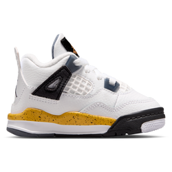 Boys' Toddler - Jordan Retro 4 - Yellow/White/Blue