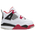 Jordan Retro 4  - Boys' Toddler White/Fire Red/Black