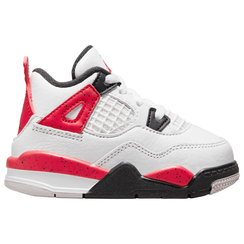 

Jordan Boys Jordan Retro 4 - Boys' Toddler Basketball Shoes Wheat/Red/Black Size 6.0