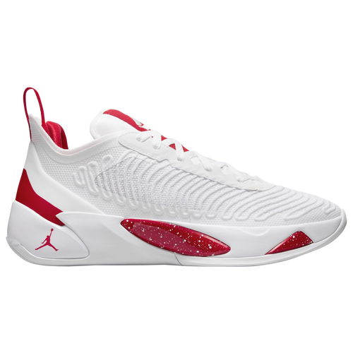 

Jordan Mens Jordan Luka 1 - Mens Basketball Shoes White/White/Fire Red Size 14.0