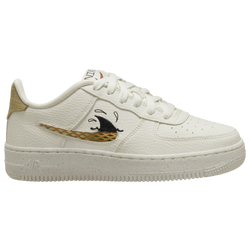Boys' Grade School - Nike Air Force 1 LV8 - Sanded Gold/Black/Sail