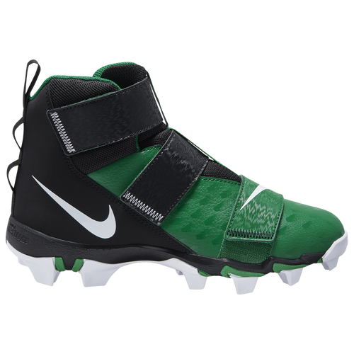 Nike Force Savage 2 Shark BG - Boys' Grade School Molded Cleats Shoes - Pine Green / White / Black - AQ7723-301