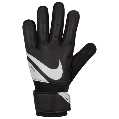 

Nike Kids Nike Match Goalkeeper Gloves - Grade School Black/White/White Size 5