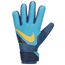 Nike Match Goalkeeper Gloves - Grade School Chlorine Blue/Marina/Laser Orange