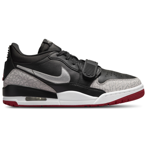 Women's - Jordan Legacy 312 Low - Black/Metallic Silver Gym Red