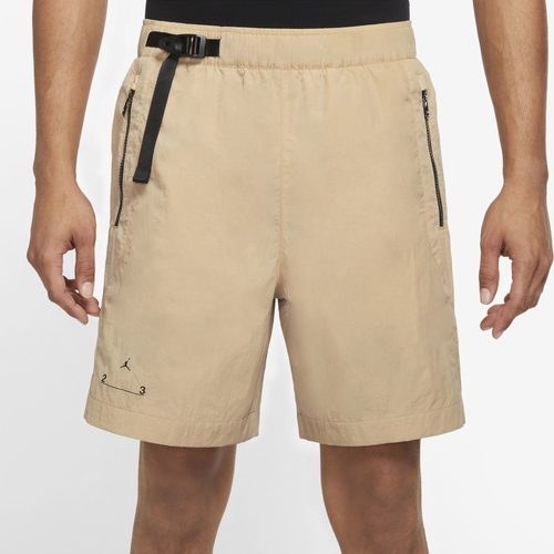 

Jordan Mens Jordan 23E Shorts - Mens Beige/Black Size M