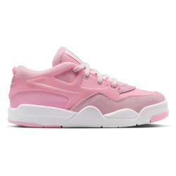 Girls' Preschool - Jordan AJ 4 Remastered - Soft Pink/White