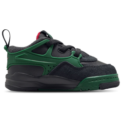 Boys' Toddler - Jordan AJ 4 RM - Black/Varsity Red/Gorge Green