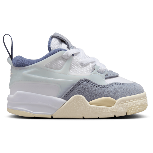 GIRLS - Jordan AJ 4 Remastered - White/Prism Pink Diffused Blue