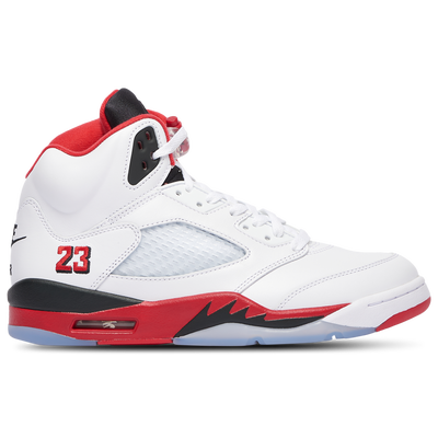 Jordan Retro 5 OG - WHITE/FIRE RED/BLACK