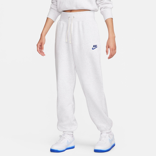 Nike Womens  Nsw Fleece Hi Rise Pant In Sail/birch