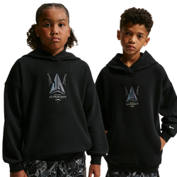 Boys' Grade School - Nike Club Fleece OS Hoodie GX - University Red/Black