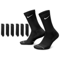Nike Everyday Elevated Crew Socks 6 Pack - Nike Black/White