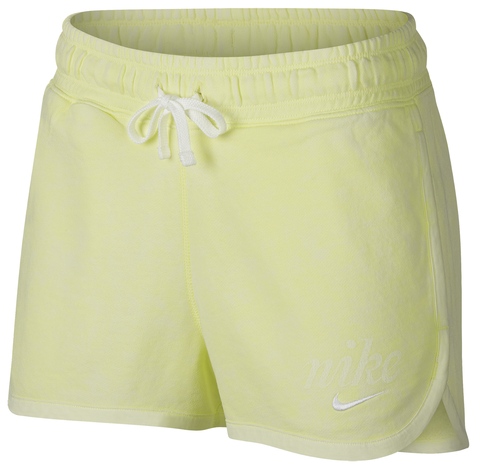 yellow nike shorts womens
