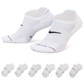 Nike Everyday Elevated No Show Socks 6 Pack - Nike White/Black