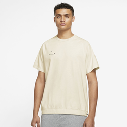 Men's - Jordan 23E Statement Short Sleeve Top - Coconut/Black