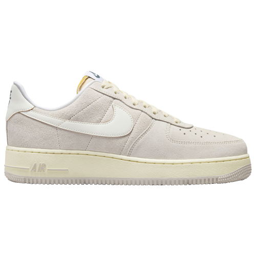 

Nike Mens Nike Air Force 1 '07 NCPS - Mens Basketball Shoes Silver/Coconut Milk/Lt Orewood Brown Size 8.5
