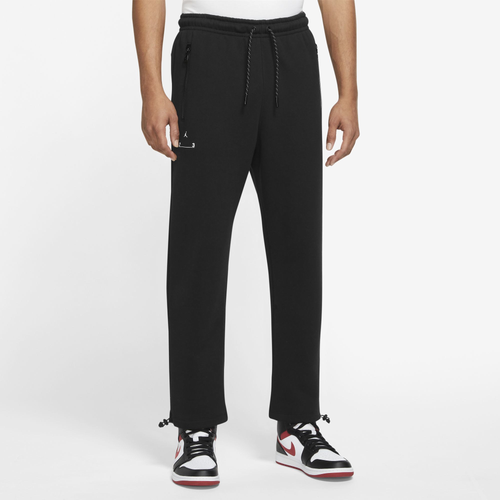 

Jordan Mens Jordan 23E Fleece Pants - Mens Black/White Size L