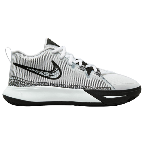 

Nike Boys Nike Flytrap VI - Boys' Grade School Basketball Shoes White/Black/White Size 7.0