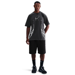 Men's - Nike NSW Max 90 Technium Future Short Sleeve T-Shirt - Anthracite/Metallic Silver