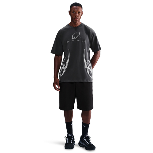  - Nike NSW Max 90 Technium Future Short Sleeve T-Shirt - Anthracite/Metallic Silver