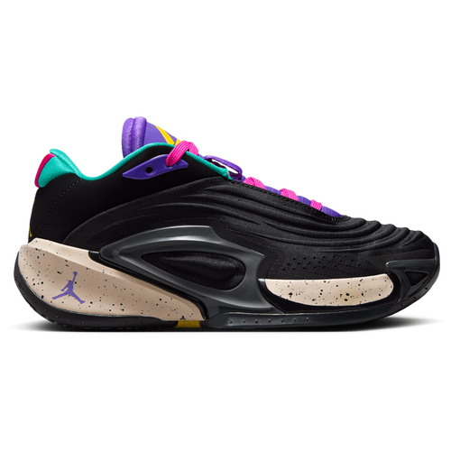 Jordan Boys   Luka 3 In Black/purple/teal