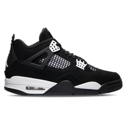 Boys' Grade School - Jordan Air Jordan 4 Retro Remastered - Black/White