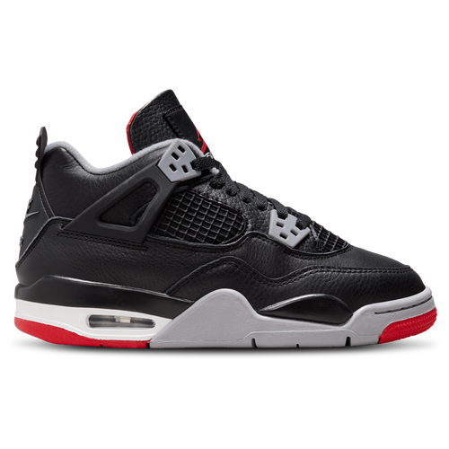 

Jordan Boys Jordan Air Jordan 4 Retro Remastered - Boys' Grade School Basketball Shoes Black/Cement Gray/Fire Red Size 3.5