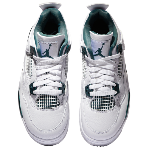 Jordan retro 4 white and grey on sale