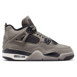 Boys' Grade School - Jordan Air Jordan 4 Retro Remastered  - Black/Moon Particle/Cave Stone