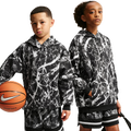 Nike Ja Club Fleece AOP Hoodie - Nike Black/Gray