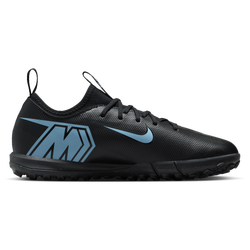 Boys' Grade School - Nike JR Zoom Vapor 16 Academy TF - Black/Ice Blue