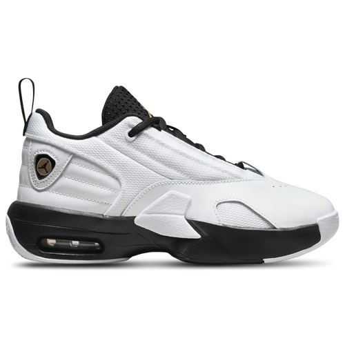 

Boys Jordan Jordan Max Aura 6 - Boys' Grade School Basketball Shoe White/Gold/Black Size 05.5