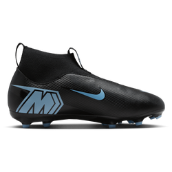 Boys' Grade School - Nike JR Zoom Superfly 10 Acad FG/MG - Ice Blue/Black