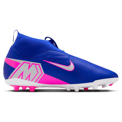 Boys' Grade School - Nike Zoom Superfly 10 Academy AG - White/Racer Blue