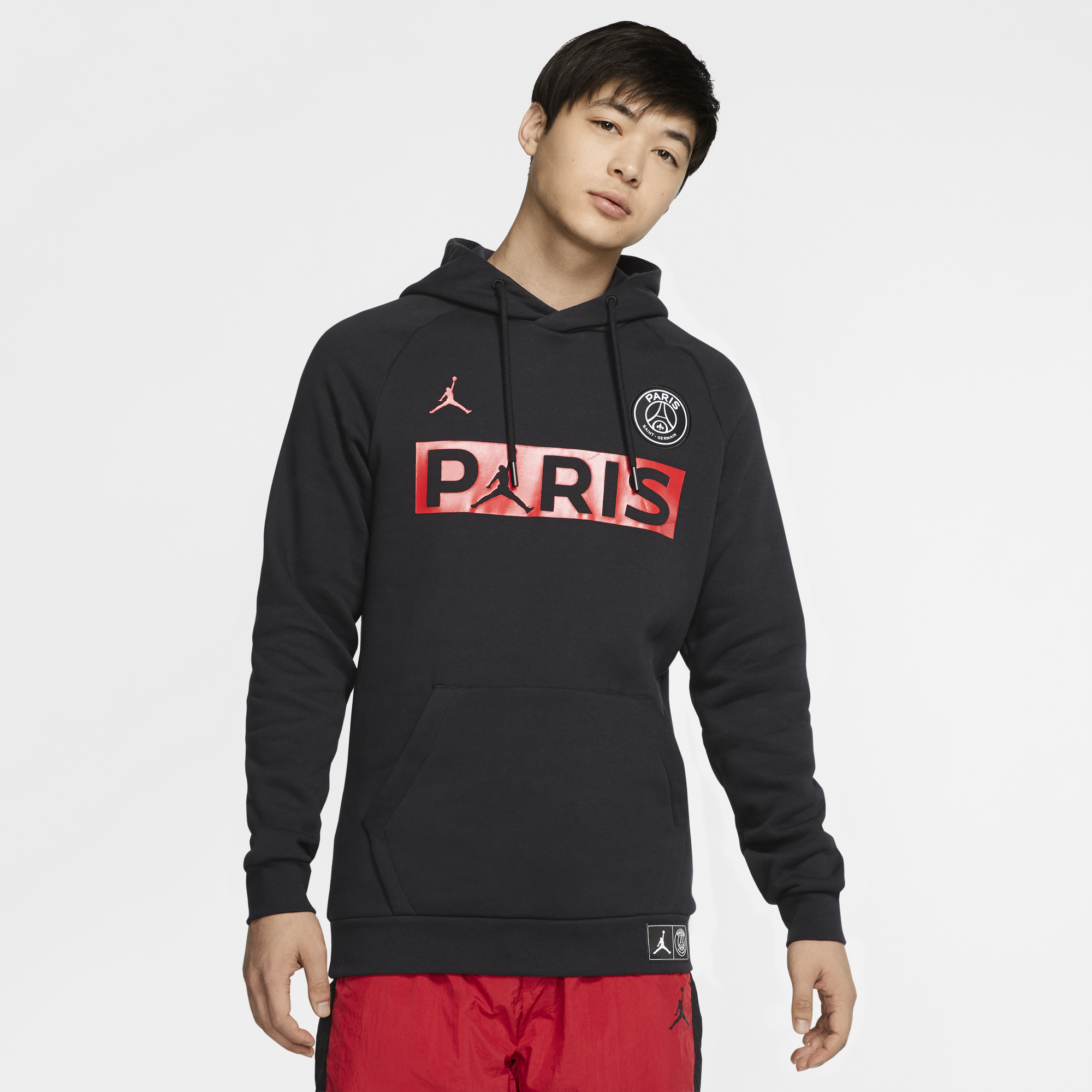 psg jordan half zip