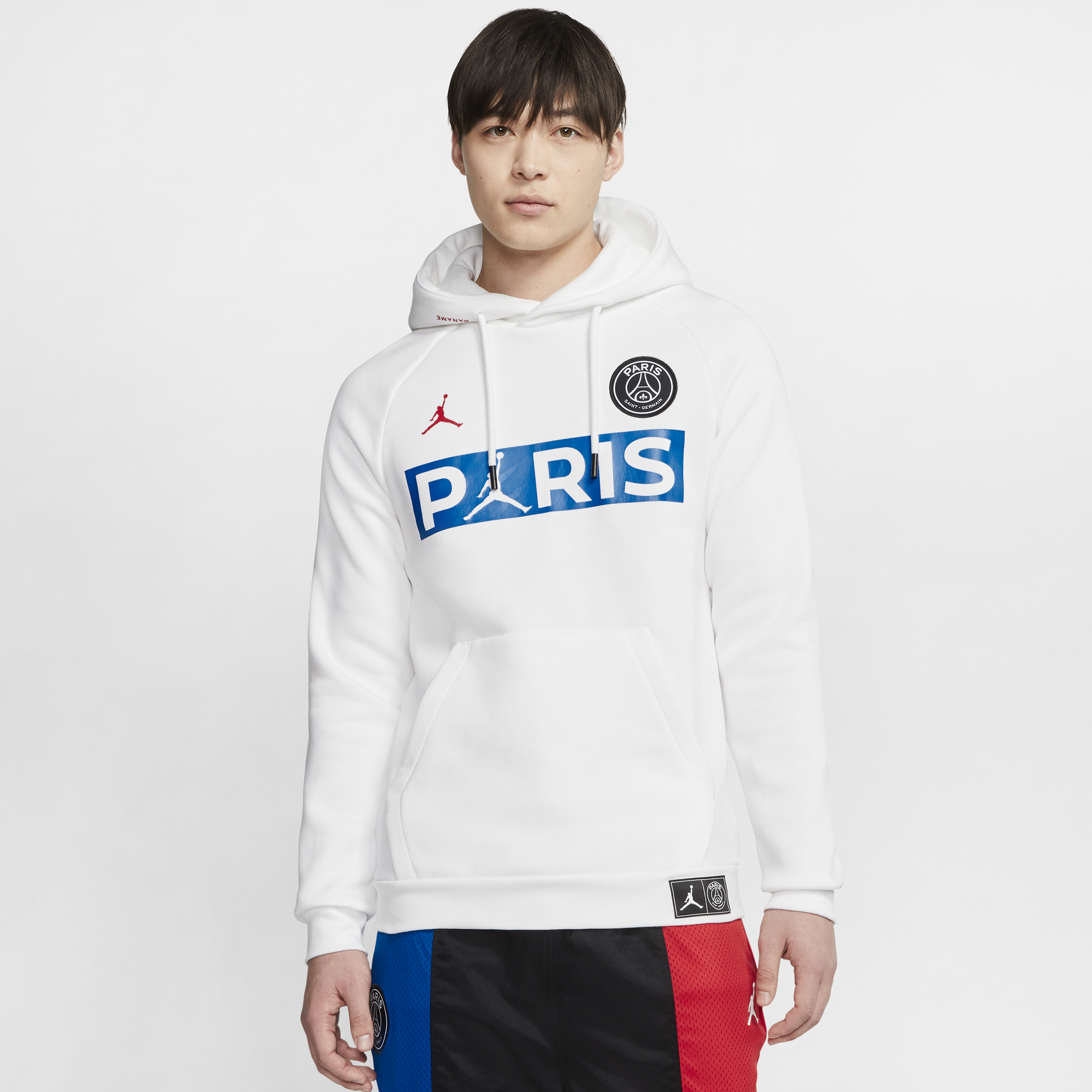 psg jordan half zip