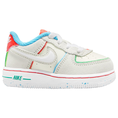 

Boys Nike Nike Air Force 1 LV8 HD 2 - Boys' Toddler Shoe Pale Ivory/Picante Red/Baltic Blue Size 05.0