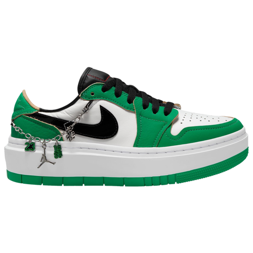 

Jordan Womens Jordan AJ1 Elevate Low SE - Womens Basketball Shoes Green/Black/White Size 10.0