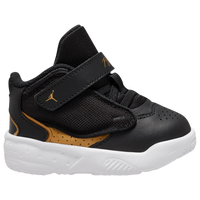 Black and best sale gold jordans boys