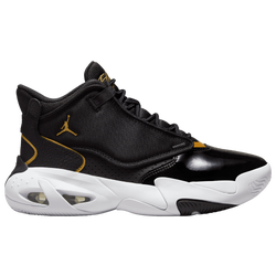Boys' Grade School - Jordan Max Aura 4 - Black/Metallic Gold