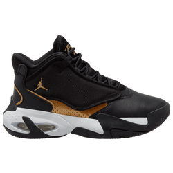 Boys' Grade School - Jordan Max Aura 4 - Black/White/Gold