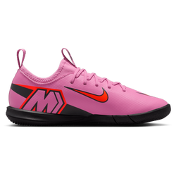 Boys' Grade School - Nike JR Zoom Vapor 16 Academy IC - Magic Flamingo/Black/Total Crimson