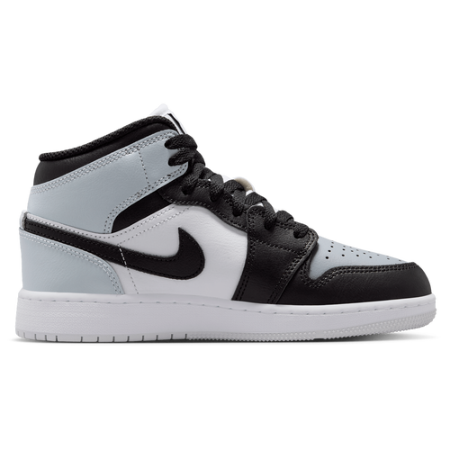 BOYS - Jordan AJ 1 Mid - Black/Aura
