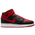 Jordan AJ 1 Mid - Boys' Grade School Black/Fire Red/White