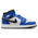 Jordan AJ 1 Mid - Boys' Grade School Blue/Black/White