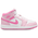 Jordan Jordan 1 Mid - Girls' Grade School Pink Foam/Pink Foam/China Rose