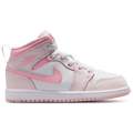 Jordan AJ 1 Mid - Jordan White/Pearl Pink Medium Soft